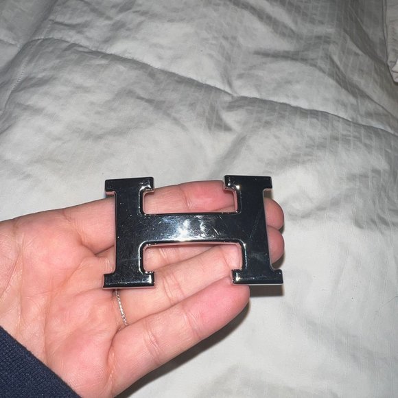Reversible Orange/Black Hermes Belt main image 9